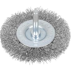 Bluespot Flat Crimped Steel Wire Wheel Brush