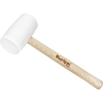 BlueSpot White Rubber Mallet