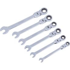 BlueSpot 6 Piece Flexible Head Ratchet Spanner Set BlueSpot 6 Piece Flexible Head Ratchet Spanner Set