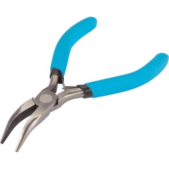 Bluespot Soft Grip Mini Bent Nose Pliers