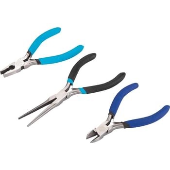 Bluespot 3 Piece Soft Grip Mini Plier Set