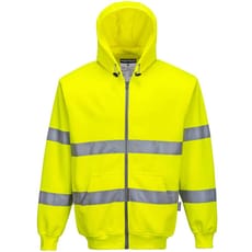 Portwest Zip Front Class 3 Hi Vis Hoodie