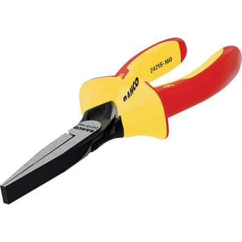 Bahco 2421S ERGO Insulated Flat Nose Pliers
