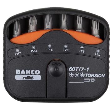Bahco 7 Piece Torsion Screwdriver Bit Set