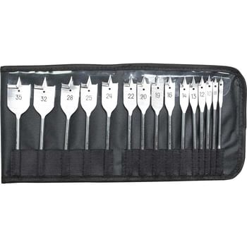 Bahco 9629 Series 15 Piece Flat Drill Bit Set
