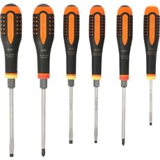 Bahco 6 Piece BE-9881Tb Ergo Through Blade Screwdriver Set
