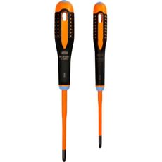 Bahco 2 Piece Ergo Slim Combi Insulated Screwdriver Set