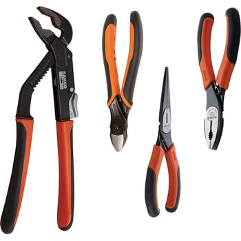 Bahco 4 Piece Ergo Handle Plier Set