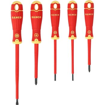 Bahco 5 Piece Insulated Scewdriver Set