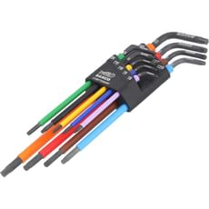 Bahco 9 Piece Colour Coded Long Torx Key Set Bahco 9 Piece Colour Coded Long Torx Key Set