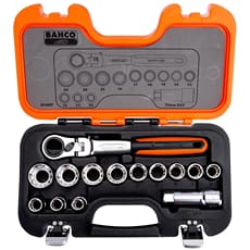 Bahco 14 Piece Hex Drive Pass Through Socket Set