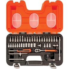 Bahco 46 Piece 1/4" Drive Hex Socket and Socket Bit Set Metric Bahco 46 Piece 1/4" Drive Hex Socket and Socket Bit Set Metric