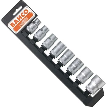 Bahco S80/6 1/2In Drive Socket Set 6 Pieces On Holder Metric