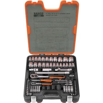 Bahco S800 77 Piece Combination Drive Hex Socket and Screwdriver Bit Set Metric and Imperial