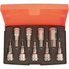 Bahco S9HEX 9 Piece 1/2" Drive Hexagon Socket Bit Set Bahco S9HEX 9 Piece 1/2" Drive Hexagon Socket Bit Set