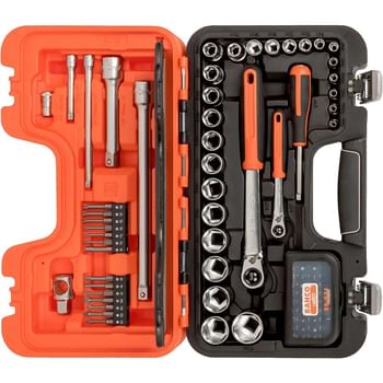 Bahco 79 Piece Combination Drive Slim Socket Set Metric