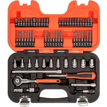 Bahco 65 Piece 1/4" Drive Swivel Socket Set Metric