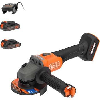 Black and Decker BCG6L8 18v Cordless Brushless Angle Grinder 115mm