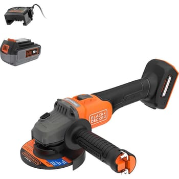 Black and Decker BCG6L8 18v Cordless Brushless Angle Grinder 115mm