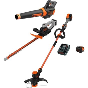 Black and Decker 54v Grass Trimmer, Hedge Trimmer and Leaf Blower Kit