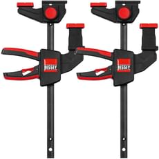 Bessey EZR156 2 Piece One Handed Guide Rail Clamp Set 