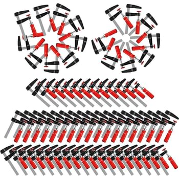 Bessey 64 Piece LM Workshop F-Clamp Assorted Clamp Set
