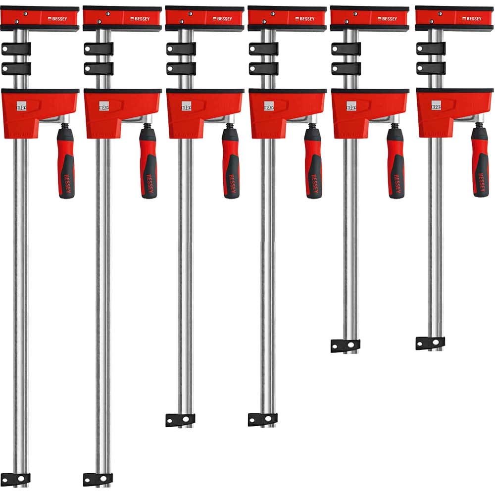 Bessey Deep Throat Clamp – 400/200 Mm, Grey/Black, 7000N Clamping Force - View #9