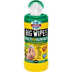 Big Wipes Antibacterial Multi Surface Hand Cleaning Wipes