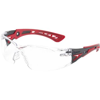 Bolle Rush+ RUSHPPSI Adjustable Bridge Clear Safety Glasses