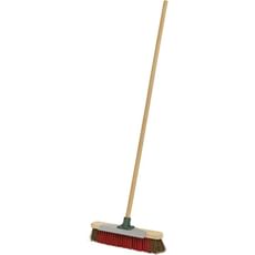 Sealey Heavy Duty Hard Bristle Broom and Scraper