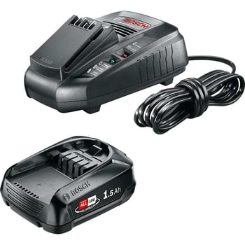 Bosch Genuine GREEN P4A 18v Cordless Li-ion Battery 1.5ah and Fast Charger