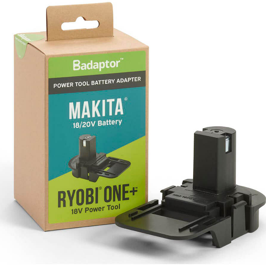 Badaptor Battery Adaptor Makita 18v Battery to Ryobi One+ Power Tools