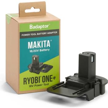 Badaptor Battery Adaptor Makita 18v Battery to Ryobi One+ Power Tools