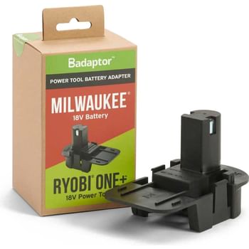 Badaptor Battery Adaptor Milwaukee 18v Battery to Ryobi One+ Power Tools Badaptor Battery Adaptor Milwaukee 18v Battery to Ryobi One+ Power Tools