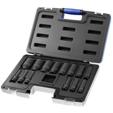 Expert by Facom 14 Piece 1/2" Drive Deep Hex Impact Socket Set Metric Expert by Facom 14 Piece 1/2" Drive Deep Hex Impact Socket Set Metric