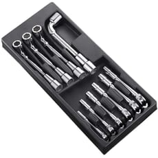 Expert by Facom 10 Piece Angled Socket Spanner Set in Module Tray