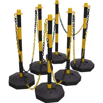 Sealey Black/Yellow Post and Chain Kit
