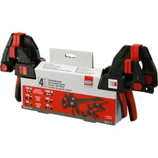Bessey EZM EZL 4 Piece One Handed Quick Clamp Set