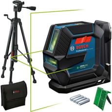 Bosch GLL 2-15 G Green Beam Line Laser Level And Tripod Set Bosch GLL 2-15 G Green Beam Line Laser Level And Tripod Set