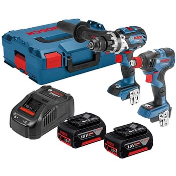 Bosch 18v Cordless Brushless Combi Drill and Impact Driver Wrench
