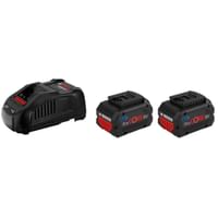 Bosch Blue Genuine ProCORE 18v 5.5ah Batteries and Charger Starter Set 