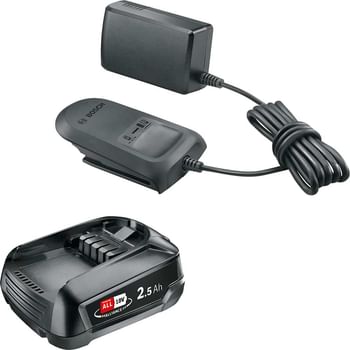 Bosch Genuine GREEN P4A 18v Cordless Li-ion Battery 2.5ah and Standard Charger