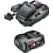 Bosch Genuine GREEN P4A 18v Cordless Li-ion Battery 2ah and Fast Charger 