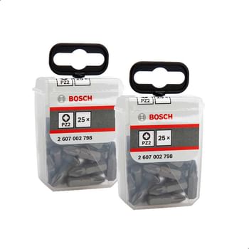Bosch Expert 50 Piece Tic Tac Box Extra Hard Pozi Screwdriver Bit Set