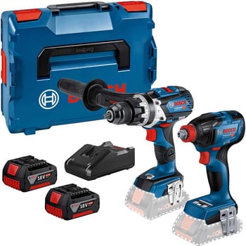 Bosch 18v Cordless Brushless Combi Drill and Impact Driver Kit
