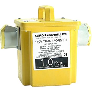 Carroll and Meynell 110v Portable Transformer 1Kva