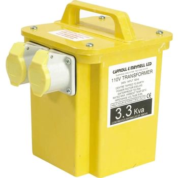 Carroll and Meynell 110v Portable Transformer 3.3Kva Carroll and Meynell 110v Portable Transformer 3.3Kva