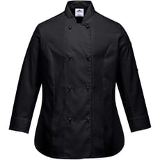 Portwest Rachel Womens Chefs Long Sleeve Jacket