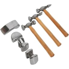 Sealey 7 Piece Panel Beating Hammer Tool Kit