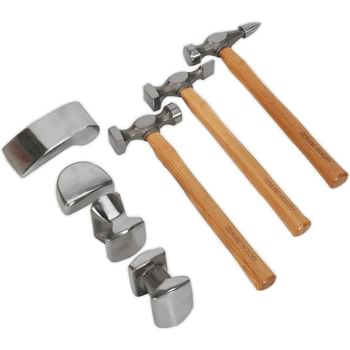 Sealey 7 Piece Panel Beating Hammer Tool Kit
